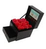 هدية التفاف 4.5in / 7in مجوهرات حلقة قلادة زهرة مربع مع دعوة الفيديو الرقمية تحية بطاقة شاشة LCD