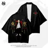 Etnische kleding anime Tokyo Revens T-shirt Hanagaki Takemichi Ken Ryuguji Cloak Tops Jassen Draken Haori Ryuguuji Mikey Kimono Jassen Mannen