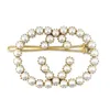 New arrival crystal pearl letters Hair Clips for fashion women Accessories classic designer jewelry