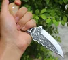 1Pcs Top Quality Fixed Blades Hunting Knife 440C Satin Blade Full Tang Wood Handle Straight Knives With Leather Sheath