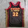 Mcdonald All American Basketball Jersey 8 33 Bryant 22 Anthony 32 Davis 20 Jack Nero Blu Bianco Rosso cucito