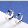 Sumando 2021 moda ouro sier casamento anel de ouro casal 18k anel sets stainls aço zircão anel