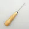 Hand Tools Canvas Leather Sewing Shoes Wood Handle Tool Awl Stitching Taper Leathercraft Needle Kit Craft Supplies