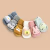 Chaussettes thermiques pour bébés / tout-petits avec des animaux de dessin animé mignon 210528