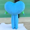 Halloween Blue Heart Mascot Costume High quality Cartoon theme character Carnival Unisex Adults Size Christmas Birthday Party Outdoor Outfit