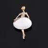 Pins Brooches Dancing Woman Enamel Pin Diamond Accessories 2012 Exquisite Personality Badges Clothes Backpack Gift For Dancer Roya22