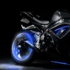 Interiorexternativljus 2st Car Wheel LED Light Motocycle Cykel Däckventil Keps Dekorativ Lantern Flash Spoke Neon Lamp