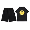 رجال مسارات التصميم T-Shirt Pants 2 قطعة SetsSummer Mens Tracksuit Shorts Discual Trend Trend Trend Short Sleeve Letters Hip Hip Hop Hoodie