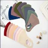 Maschera multicolor lavorata a maglia in cotone di seta ghiaccio antipolvere all'ingrosso adulto bambino primavera ed estate traspirante stella lavabile belle maschere pacchetto