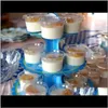 Retire os recipientes de cozinha cozinha cozinha, barra de jantar em casa entrega 2021 5oz de jelly jelly copo mini porção redonda de plástico