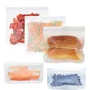 Réfrigérateur Conteneurs de stockage de nourriture Réutilisable Vide Silicone Sac Scellant Lait Fruits Viande Sacs Organisateur KKB7253