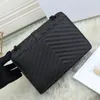 30 cm Work Crossbody Worka Oryginalna skórzana torebka torby na ramię łańcuch Torebka Pieczelnik Karta Gniazdka Messenger Tortes349n