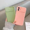 Slide Camera Lens Protector Phone Case för Xiaomi Mi 11 Lite 11i 10T Pro Mi11 I 5G Xiomi 10Tpro Liquid Silicone Soft Back Cover1689279