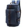 Canvas Unisex Leisure Outdoor Travel Adventure Backpack Retro Premium Solid Color