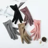 Fünf Finger Handschuhe 2021 Verkauf Est Herbst/Winter Fleece Touch Screen Damen Mode Non-Fleece Outdoor Warm Großhandel