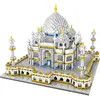 3950PCS 어린이 창조주 미니 블록 세계 유명한 건축물 Taj Mahal 3D 모델 빌딩 블록 교육 벽돌 선물 X0503