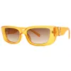 Solglasögon 2020 Ny kattögonläge fyrkantiga små damer gradient färg vshaped glas ram uv4007835323