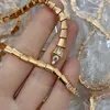 Choker Nowa marka 2022 Pure 925 Srebrna biżuteria Srebrna Kobiety Rose Gold Diamond Naszyjnik Piękny luksusowy jakość 5504423