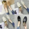 Moda Summer Damas Slippers Baotou Casual Casual Half estilo coreano Sapatos lentos n￣o saltos O978#