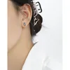 Stud SHANICE Ins Niche Design Minimalist Wild Drop-shaped Micro-inlaid Zircon Texture S925 Sterling Silver Earrings Female