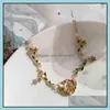 Шармовые браслеты -ювелирные изделия и модная универсальная девушка мори зеленый лист сладкий принцесса в стиле