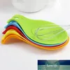 Random Color 1PC Silicone Spoon Insulation Mat Silicone Heat Resistant Placemat Drink Glass Coaster Tray Spoon Pad Kitchen Tool