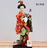 Myblue 30cm kawaii japanska anime geisha kimono docka hus dekorativa figurer hemrum dekoration tillbehör mordern 211108