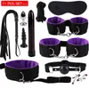 Nxy Sm Bondage 3 Farben Exotische Sexprodukte für Erwachsene Spiele Set Bdsm Kits Handschellen Spiele Swing Gag Start Plug Damen Zubehör 1218