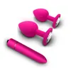 Nxy vibratori sesso principiante plug anale vibratore proiettile tappi di testa per donne uomini morbido silicone negozio giocattoli coppie adulti 1220