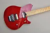 Red Body Electric Guitar with Chrome Hardware, Maple Quilted Top,Provide Customized Services