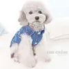 Cão vestuário azul cães azul cães denim colete pequeno médio cachorro gatos lapela coletes clássico filhote de cachorro vintage lavado jeans jaqueta (padrão cinco-apontado estrela) a154