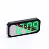 Other Clocks & Accessories Digital Alarm Clock With Brightness Dimmer USB Desk Mirror Surface LED Electric For Bedroom Living Room