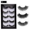 5 paires mélange Style Faux 3D vison cils multicouche Faux cils naturel épais longue boucle cruauté cils Extension Makeup5278797