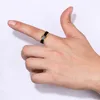 Smart Sensor Body Temperature Ring men Stainless Steel Rings women Fashion Display Real-time Test Finger