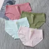 Kvinnors trosor 2021 Underkläder bomull Breathable Bow Sexy Striped Briefs