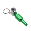 Nouveau porte-clés de tuyau de réservoir de gaz de pilule tuyau métallique détachable caché