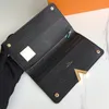 着物ブランドデザイナーウォレットショートウォレット財布カードホルダーオリジナルボックス新しい到着新しいファッションプロモーション長い内部zip 2 CO259B