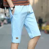 Shorts Men Clothing Cotton Casual for Running Sport Short Pants Drawstring Regular Knee Length with Pockets 3XL 210716