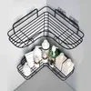 Estante de baño Organizador Estantes Marco de esquina Ducha de hierro Caddy Rack de almacenamiento Soporte de champú para accesorios HJOY 211112