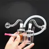 Hookah Great Mini Glass Oil Burner Water Bong for dab rigs Bongs Ash Catcher Smoking pipe bubbler with glass oil burner pipe and hose