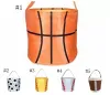 Basketball Ostern Basket Sport Canvas Totes Fußball Baseball Fußball Softball Eimer Aufbewahrungstasche Kinder Süßigkeiten Handtasche See Versand