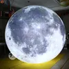 Ship to Door Giant Flatable Moon Balloon LED Lighting Advertising Planet Balloons för att hänga eller jordningsdisplay232v