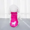 S-XL Senza maniche Creatività Animali domestici Vestiti Moda Striscia riflettente Gilet Impermeabili per cani Impermeabili e traspiranti Sottili cappotti antipioggia Abbigliamento per cani