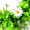Decorative Flowers & Wreaths Little Daisy Lucky Clover Garlands Artificial Simulation Garland For Wedding Party Supplies Home Decoration 43c