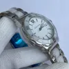 Novos relógios femininos com bisel de cerâmica branca completos em aço inoxidável relógios de pulso montre de luxe reloj de lujo