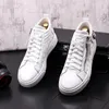 Designer Men Casual Boots Fashion Breathable Dress Party Wedding Shoes European Style Lace Up Feather Flats Sneakers B128