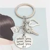 10PCACCEOOSRY Realtor Keychain Gerçek eve taşınma hediyesi satılan ev anahtarı ile anahtar ev sahibi Jewelry7160594