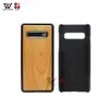 Fashion Waterproof Phone Cases Shockproof Blank Wood TPU For Samsung Galaxy S10 Lite Plus Black Cover Shell Wholesale