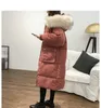 Winter Thick Wool Fur Collar Hooded Cotton Coat Women's Loose Long Casual Warm Oversize Women Plus Size 210607