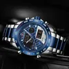 NAVIFORCE Luxury Brand Men's Wrist Watch Military Digital Sport Watches For Man Steel Strap Quartz Clock Male Relogio Masculino X0625